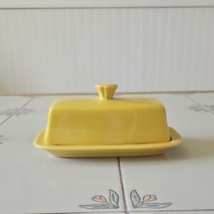 Fiestaware Buttwr Dish